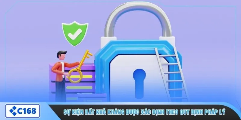 Sự kiện bất khả kháng được xác định theo quy định pháp lý