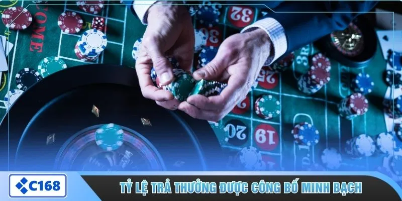 Tỷ lệ trả thưởng được công bố minh bạch